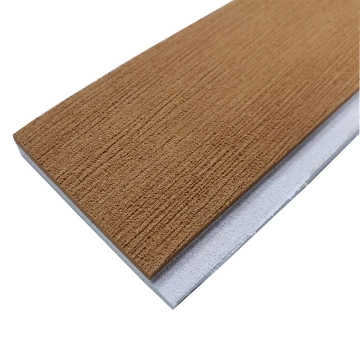 Light Brown & White Marine EVA Faux Teak Strip