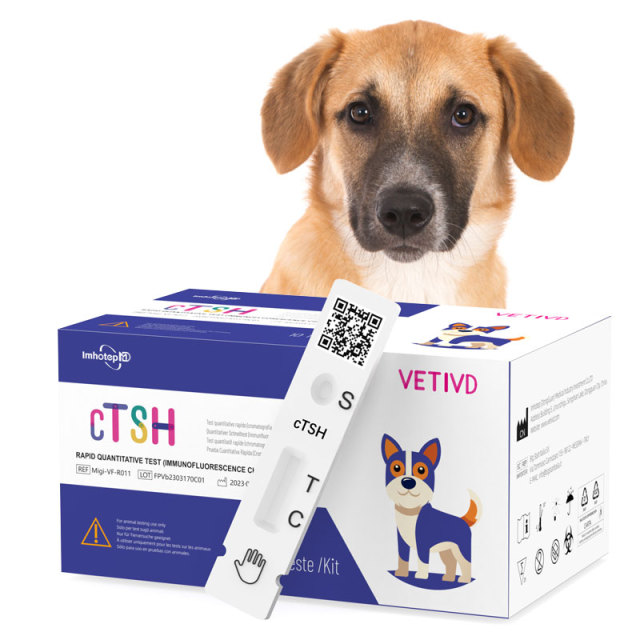 Test Rapidi cTSH  (FIA) | Test quantitativo rapido dell'ormone stimolante la tiroide canino (cTSH) | VETIVD™ cTSH 10  minuti per ottenere i risultati