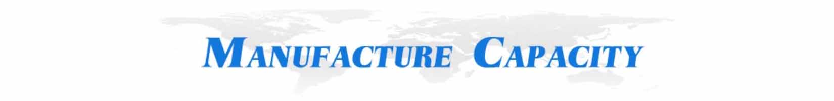 Photo of manufacturing capacity title