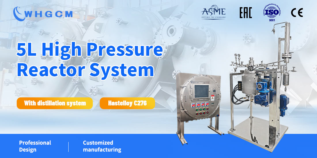 poster of the 5L high pressure reactor system