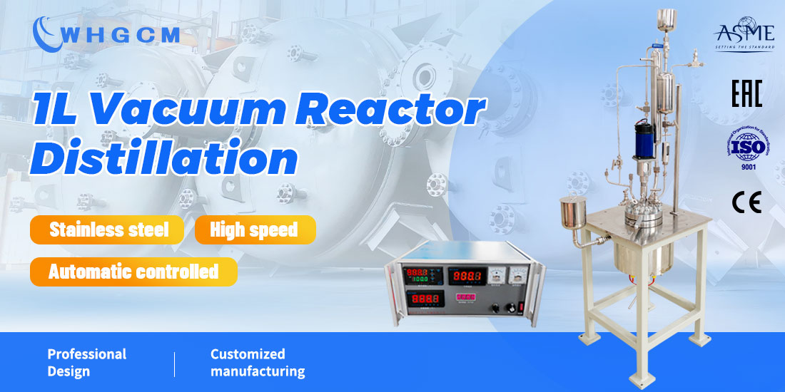 Picture of 1L vacuum reactor distillation