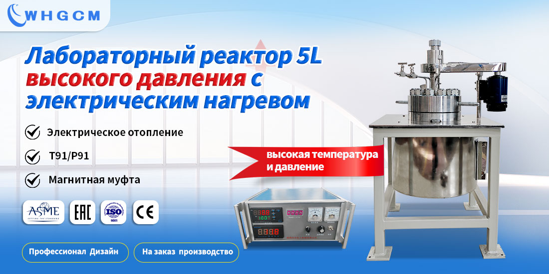 Пост лабораторного реактора 5L высокого давления высокой температуры электрического нагрева
