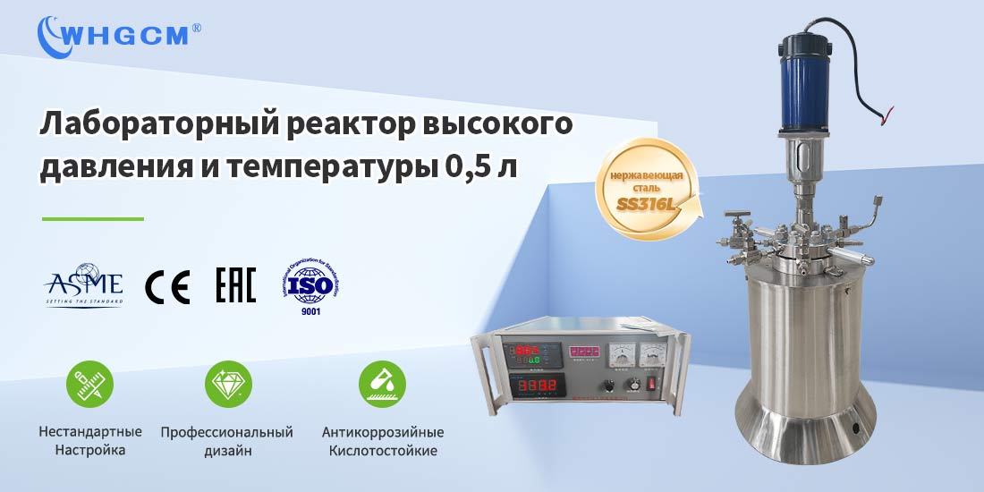 Плакат 0.5L высокого давления высокой температуры электрического отопления нержавеющей стали лаборатории химический реактор