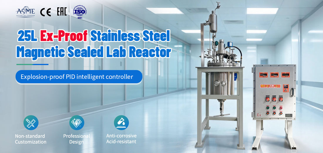 poster of the 25L Lab Chemical Jacket Stainless Steel Automatic Pressure Vessel Reactor