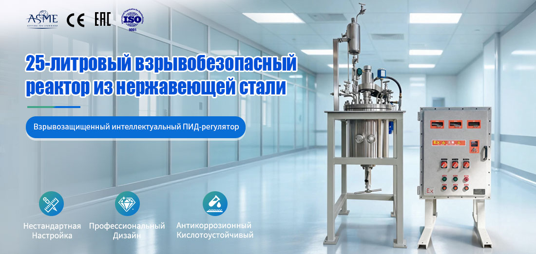 Постер 25-литрового автоматического реактора - давления из нержавеющей стали