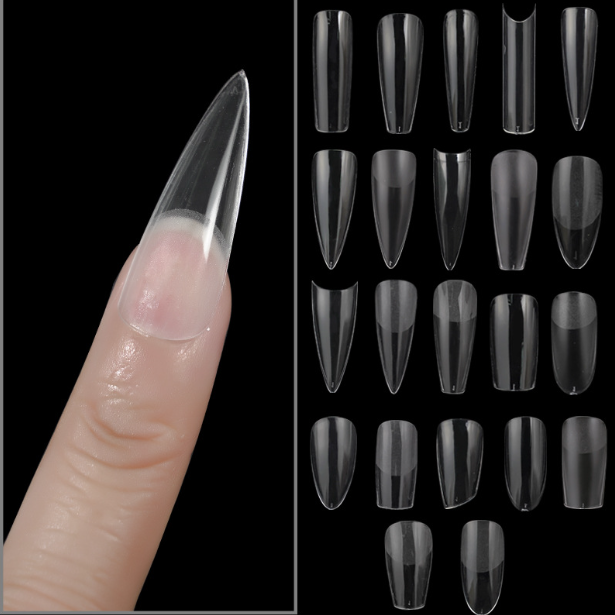 2024 Hot Sale Soft Gel Tips 22 Different Shapes For Choose False Nail Tips (NTS-106)