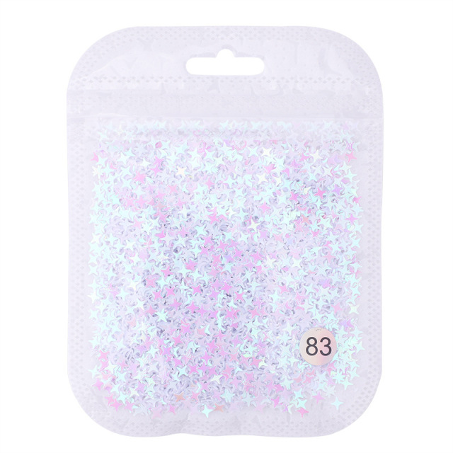 Nail Stars Art Nail Decoration Sparkle Cross Star For Nail 10g (D112)