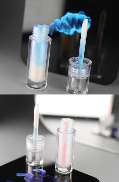 6 Colors Magic Chrome Liquid Aurora Metallic Powder Nail Pigment (D120)