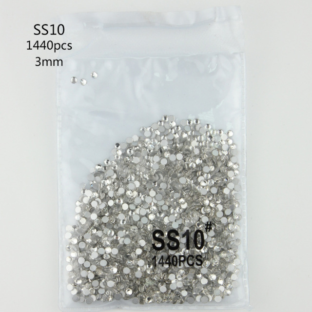 Wholesale Glass Nail Rhinestones 1440pcs AB Crystal Nails Art Beauty Gems Manicure Decoration Accessories (D96)