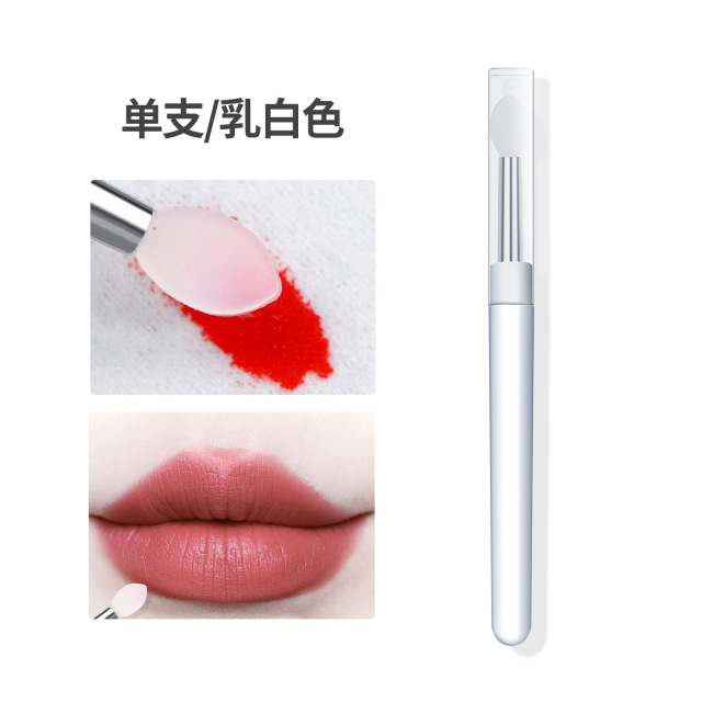 Reusable Nail Chrome Powder Stick Silicone Brush Cosmetic Makeup Tools (M38)