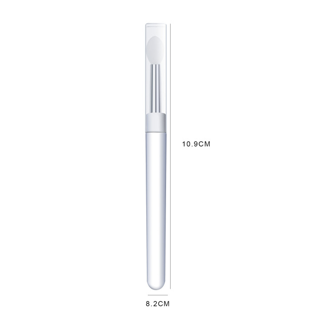 Reusable Nail Chrome Powder Stick Silicone Brush Cosmetic Makeup Tools (M38)