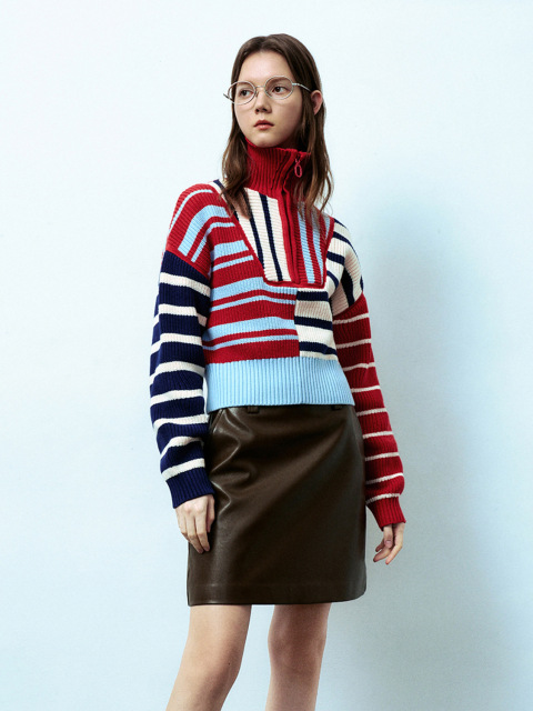 Striped knitwear for women