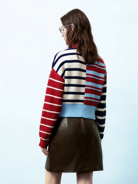Striped knitwear for women
