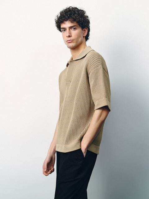 Men's knit T-shirt