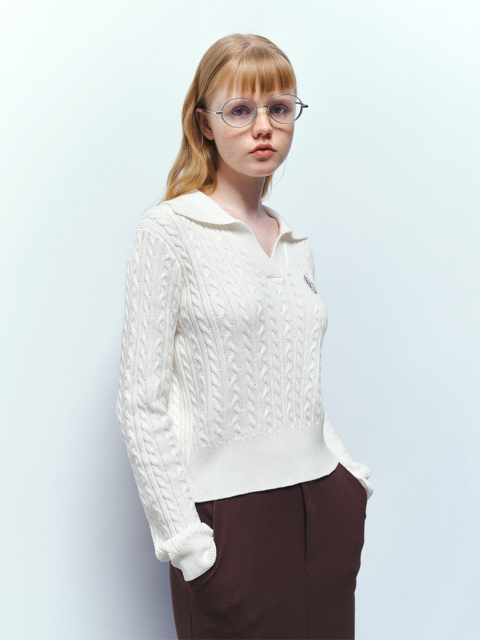 Women's embroidered knitwear
