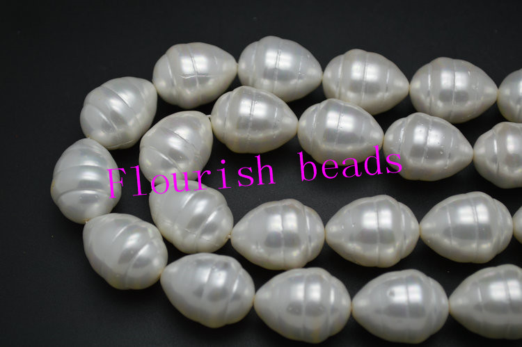 17*22MM Big Drop Shell Beads