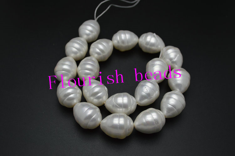 17*22MM Big Drop Shell Beads