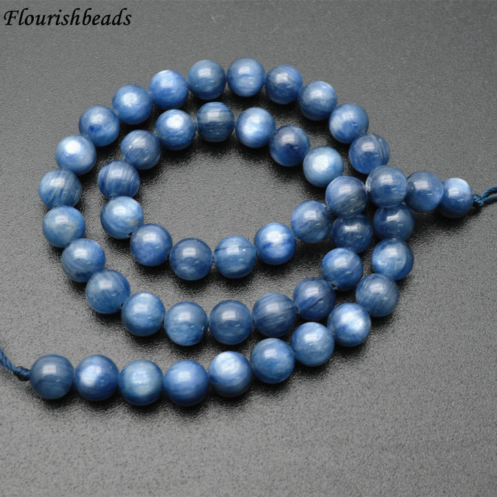 8mm High Quality Natural Kyanite Stone Round Loose Beads