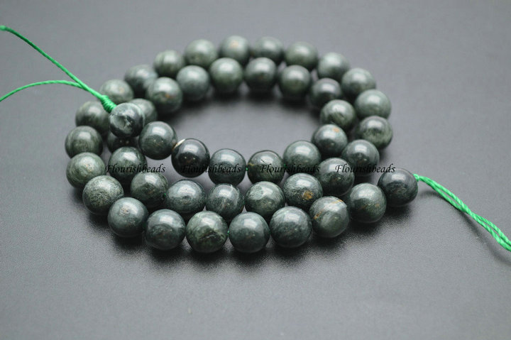 Natural Green Hawk's Eye Stone Round Loose Beads 8mm 10mm