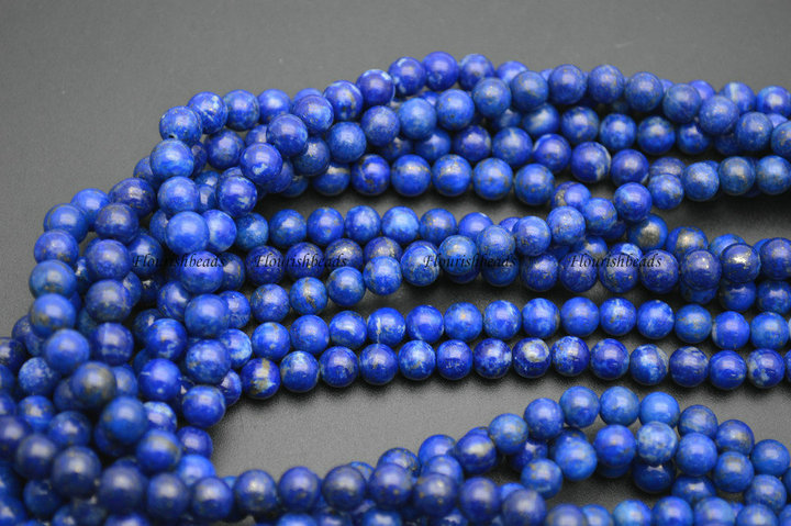 Natural Lapis Lazuli Stone Round Beads