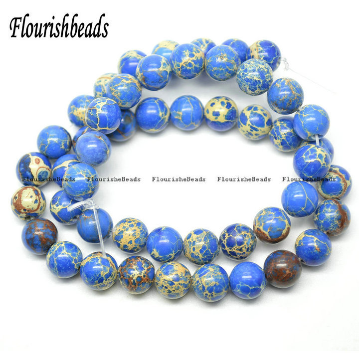 Sea Sediment Jasper Stone Round Beads