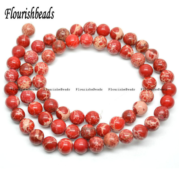 Sea Sediment Jasper Stone Round Beads