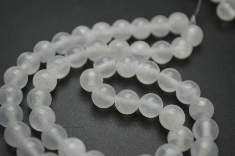 8mm 10mm 12mm Various Color Qing Jade Stone Round Loose Beads