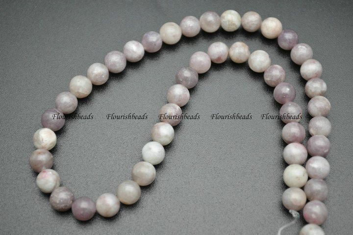 Natural Ruby Jade Stone Round Loose Beads