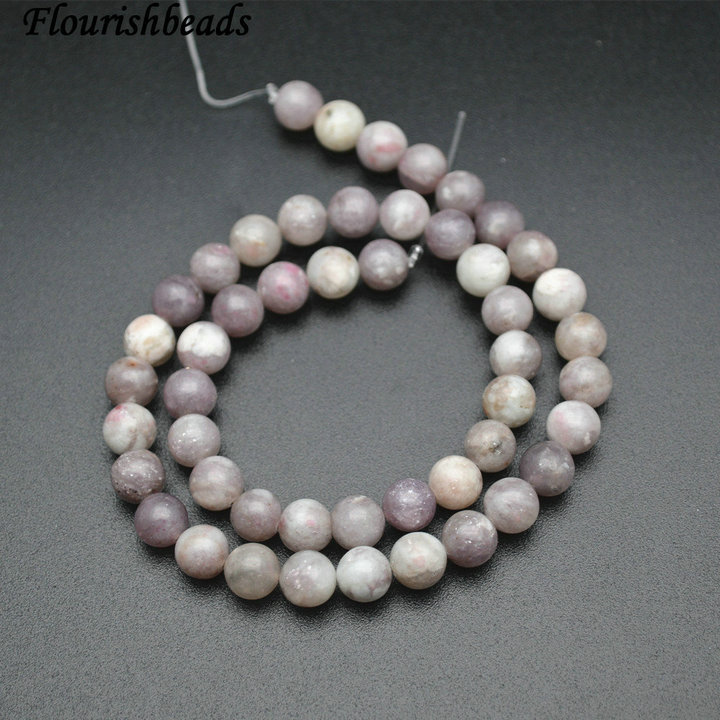Natural Ruby Jade Stone Round Loose Beads