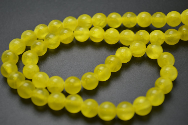 8mm 10mm 12mm Various Color Qing Jade Stone Round Loose Beads