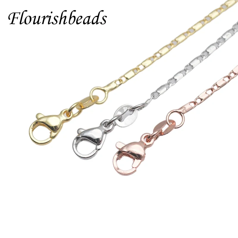 30pcs/lot Anti Fade Nickel Free Chain Jewelry Findings Necklace Chains for Women 40-45cm