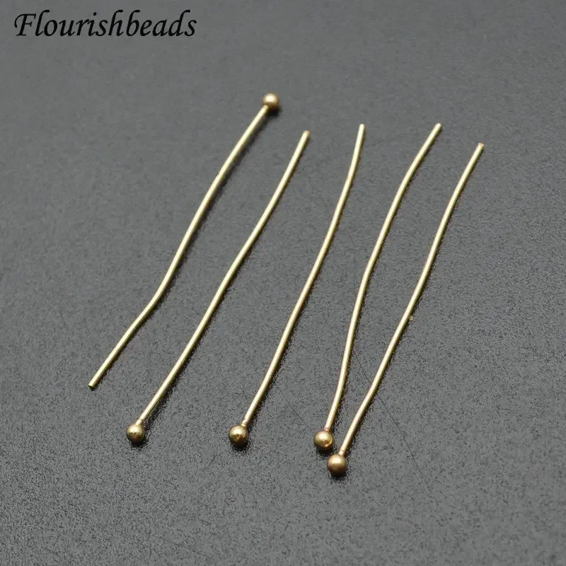 100pcs/bag Head Pins Anti-rust Color Remain Plated Earrings Eye Pins Ear Wire For Jewelry Findings Making DIY Supplies