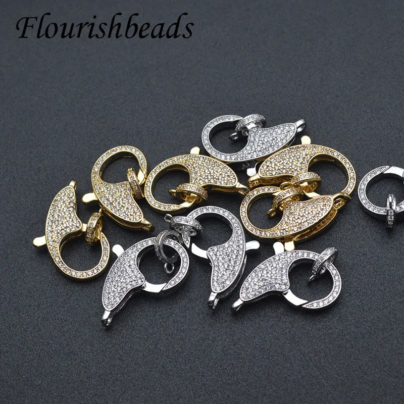 New Design Gold Color Fastener Connector Moon Shape Lobster Clasps Accessories for Handmade Necklace Bracelet Jewelry Making