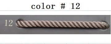 Wholesale 100pc 30 Colors Colorful  2.5mm Thickness Braided Cord Thread Slide Movable  Bracelet Chains Jewelry Making