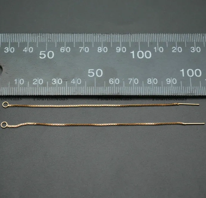 New design Anti-rust Metal Copper Long Tramline fit dangle earrings making 20pc per lot