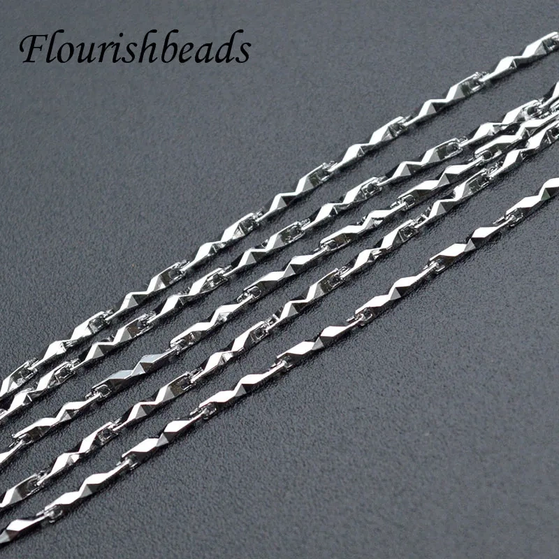 30pcs Nickel Free Anti Fade 1mm Width  Gold Color Metal Necklaces Chains Bulk Link Chains for DIY Jewelry Making Accessories