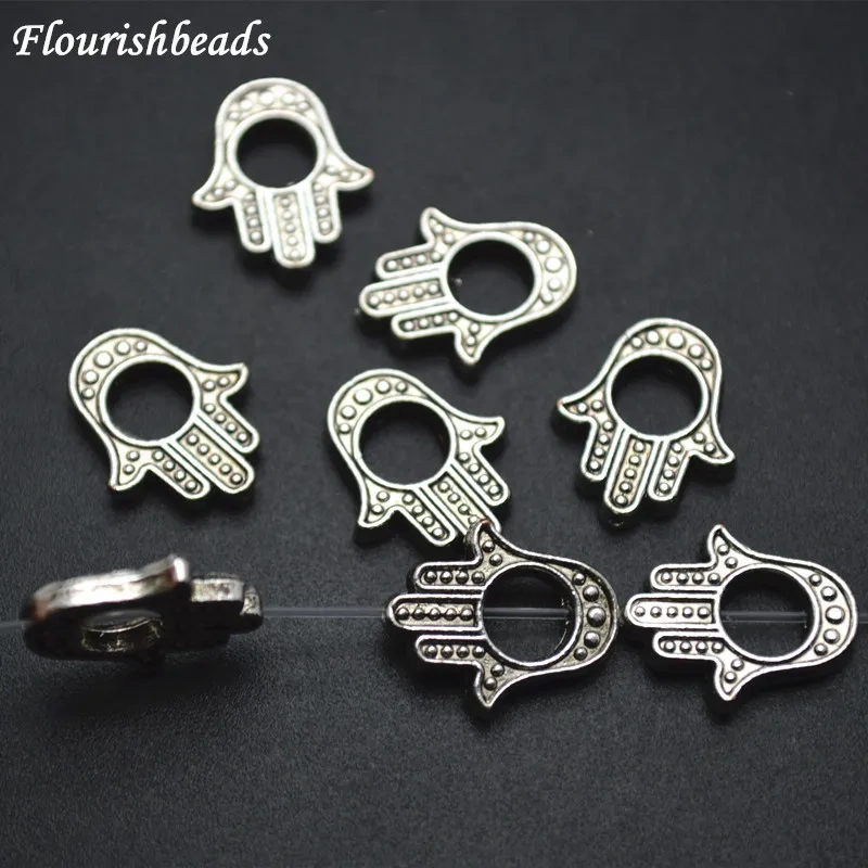 Jewelry Findings 12x16mm Metal Alloy Hand Charms fit Fashion Necklace or Bracelets Making