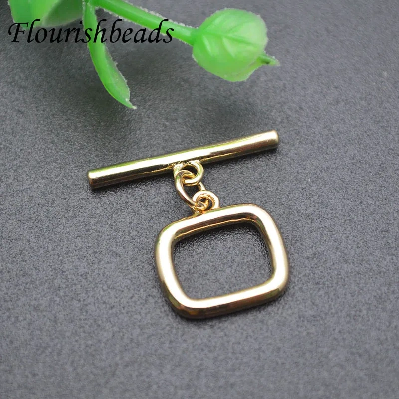 20set Various Style Hight Quality Gold Plating  O Toggle Clasps Bracelet Necklace Connect for Jewelry Making Supplies