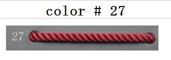 Wholesale 100pc 30 Colors Colorful  2.5mm Thickness Braided Cord Thread Slide Movable  Bracelet Chains Jewelry Making