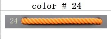 Wholesale 100pc 30 Colors Colorful  2.5mm Thickness Braided Cord Thread Slide Movable  Bracelet Chains Jewelry Making