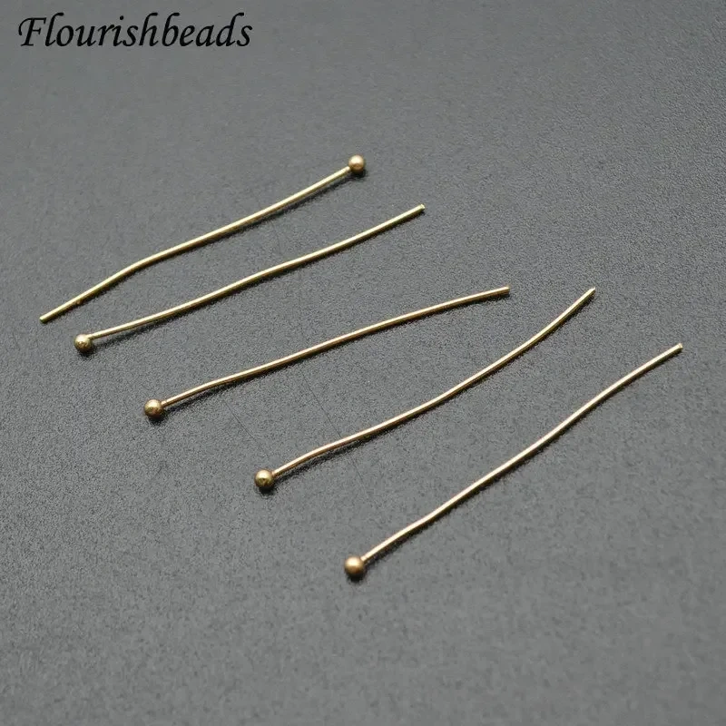 100pcs/bag Head Pins Anti-rust Color Remain Plated Earrings Eye Pins Ear Wire For Jewelry Findings Making DIY Supplies