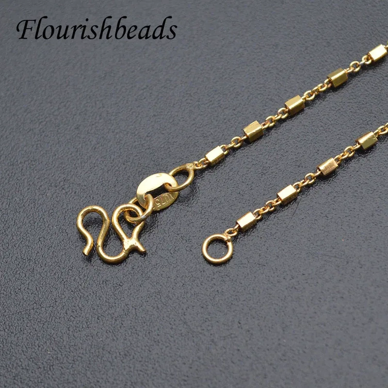 45cm Metal Fine Link Chain Block Chains DIY Accessories for Craft Jewelry Making Wholesale 30pcs/lot