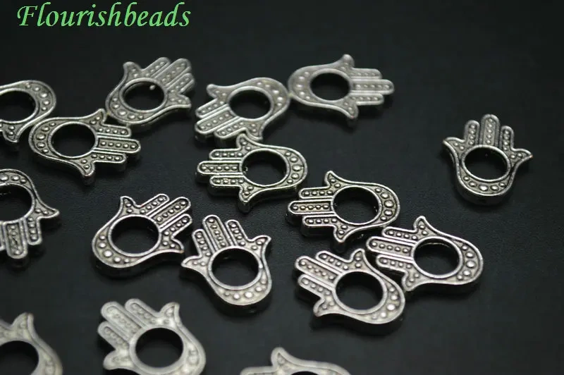 Jewelry Findings 12x16mm Metal Alloy Hand Charms fit Fashion Necklace or Bracelets Making