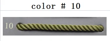 Wholesale 100pc 30 Colors Colorful  2.5mm Thickness Braided Cord Thread Slide Movable  Bracelet Chains Jewelry Making