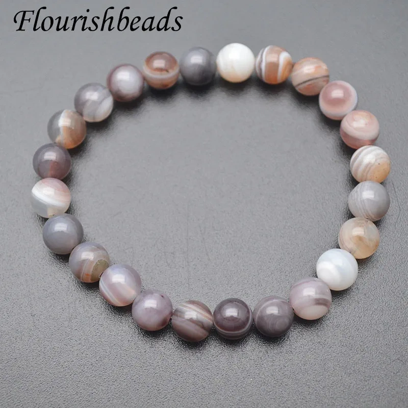10pcs/lot Natural Persian Gulf Carnelian Stone Women Bracelets  Agates Round Bead Handmade Gift