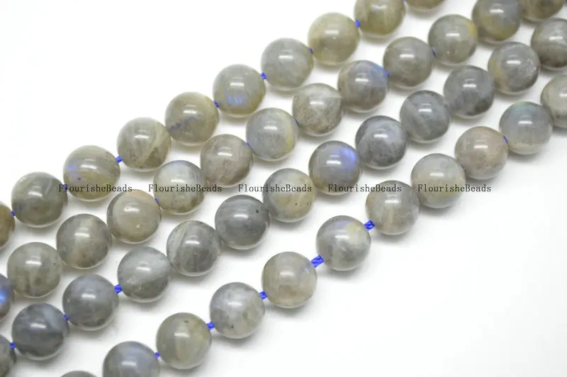 High Quality Shiny Natural Labradorite Stone Round Loose Beads fit Jewelry Making 4mm 6mm 8mm 10mm 12mm 14mm