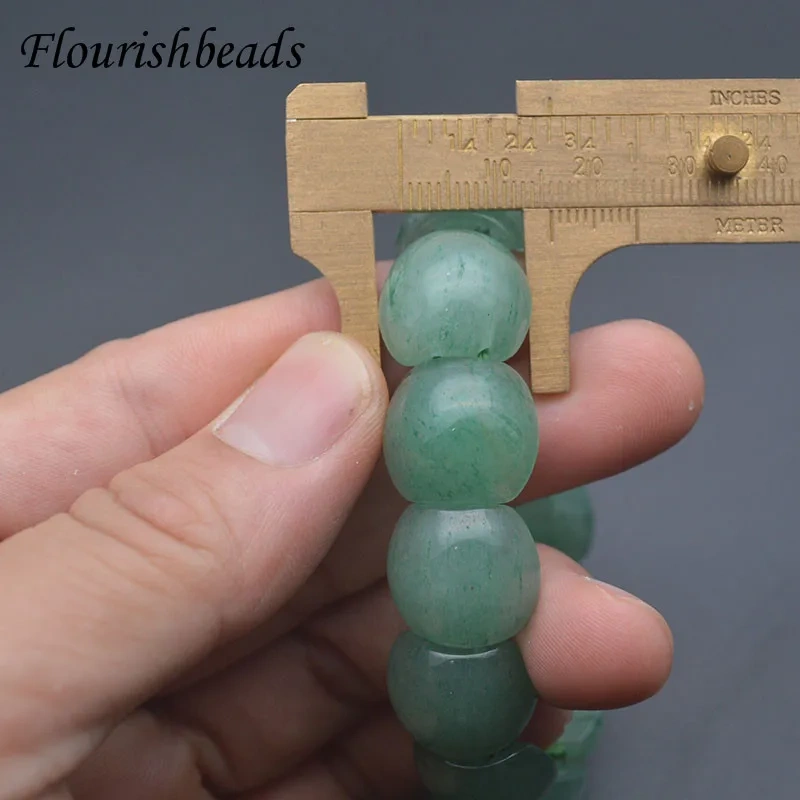 1pcs Green Aventurine Gemstone Beads Stretch Bracelet Bangle Healing Yoga Jewelry Gift for Men Women