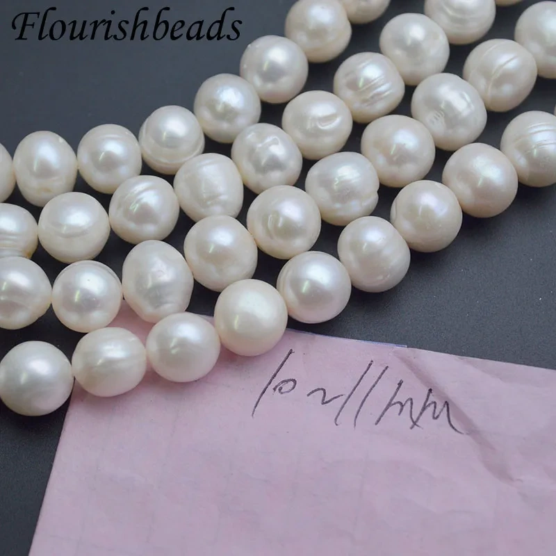 Wholesale 5~11mm White Natural Freshwater Pearls Potato Shapa Oval Round Loose Beads Baroque Beaded for DIY Jewelry Making