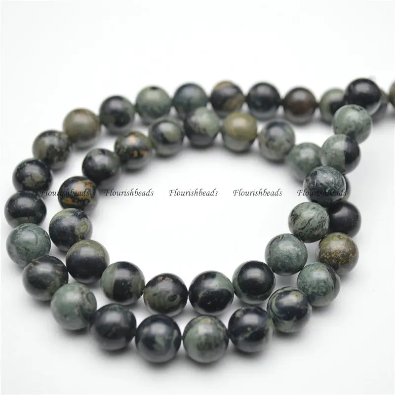 Smooth Natural Kambaba Jasper Stone Round Loose Beads Jewelry Materials 4mm 6mm 8mm 10mm