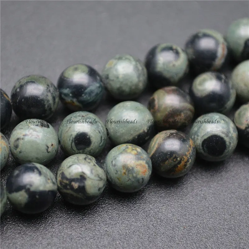 Smooth Natural Kambaba Jasper Stone Round Loose Beads Jewelry Materials 4mm 6mm 8mm 10mm